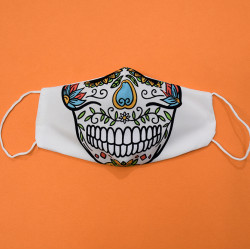 Σκελετός με λουλούδια