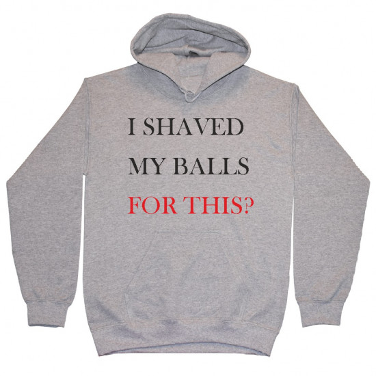 I shaved my balls