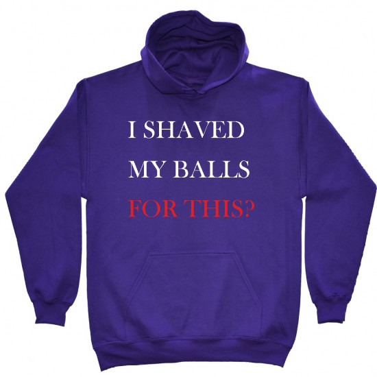 I shaved my balls