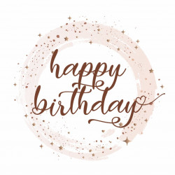 Happy birthday stars